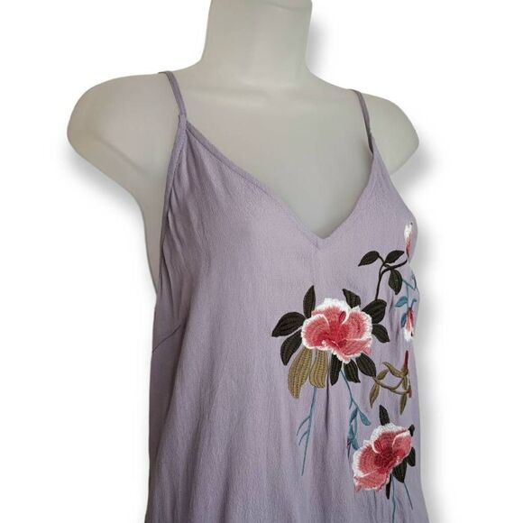 Mustard Seed Boho Floral Embroidered Dress with Fringe size M NWT - Picture 8 of 12